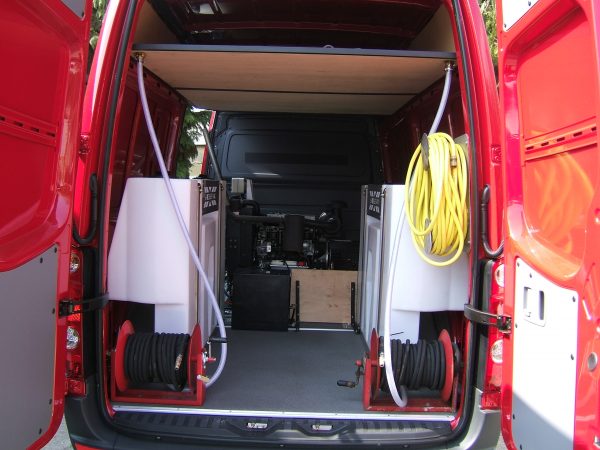 Van Mounted Cold and Hot Water Pressure Washers