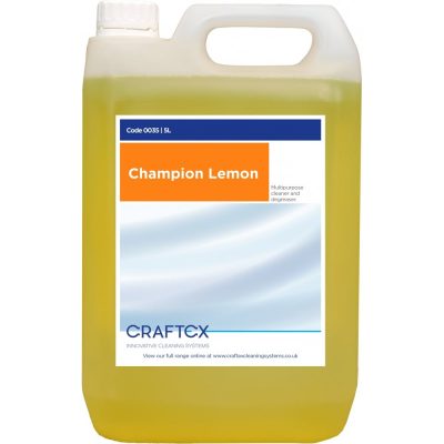 Craftex CR35 Champion Lemon cleaner and degreaser 5 litres