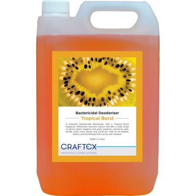 Craftex CR88 Tropical Burst Bactericidal Carpet and Upholstery Deodoriser 5 Litres