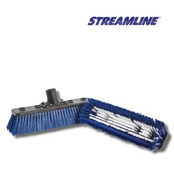 Streamline Flat Medium Double Trim Brush – 10″ (254 mm) with Pencil Jets