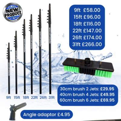 Purefast eco-reach waterfed pole prices